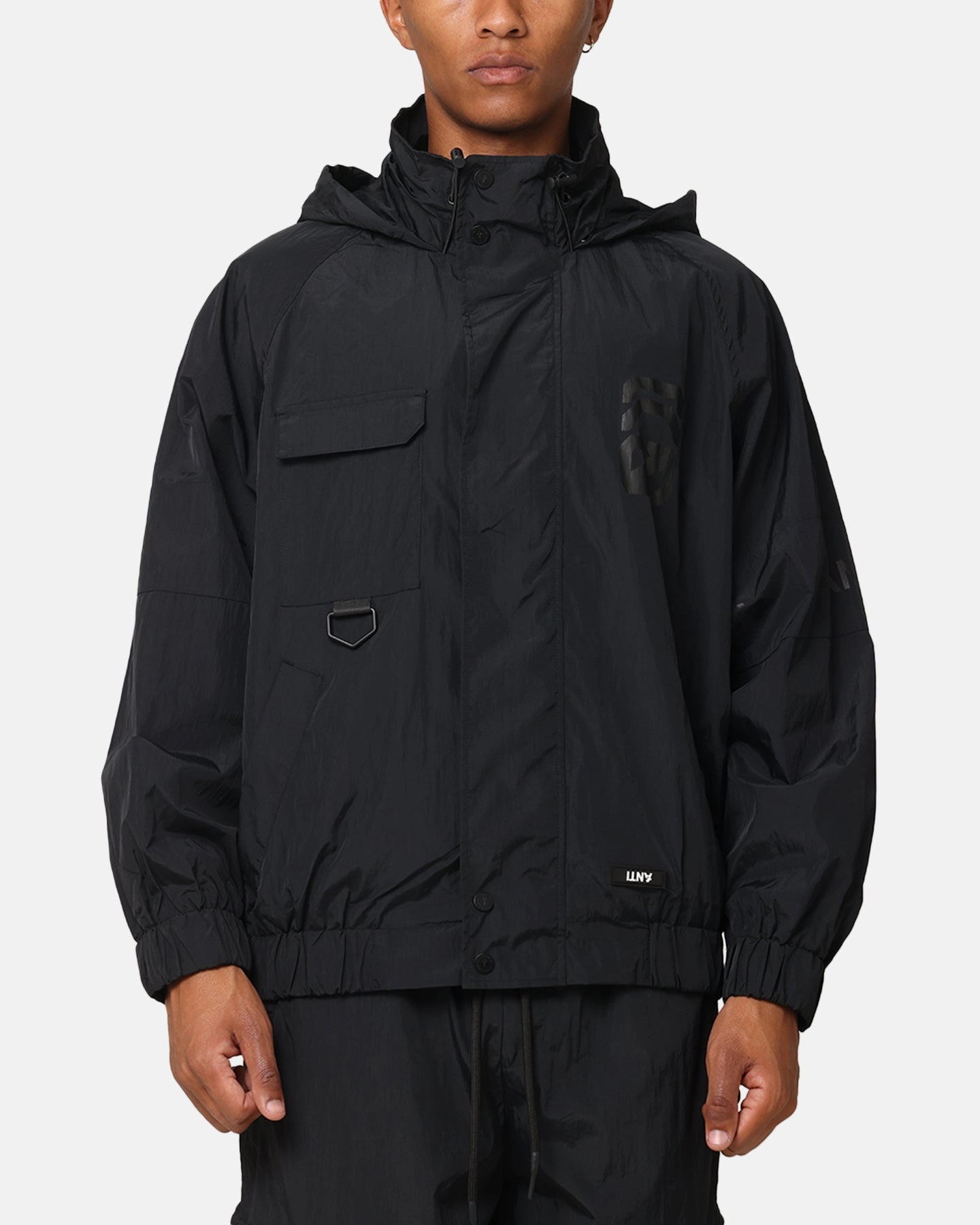 The Anti Order Faction Windbreaker Jacket Black suitable for exercise Hand washable