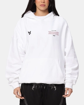 The Anti Order Freedom Boxy Hoodie White Fearlessness Weatherproof Shell