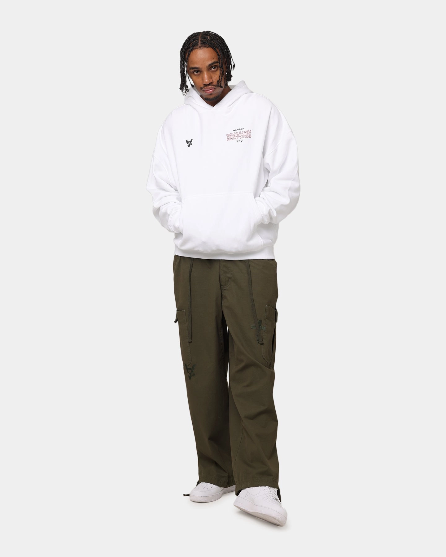 automatic control All Season The Anti Order Freedom Boxy Hoodie White