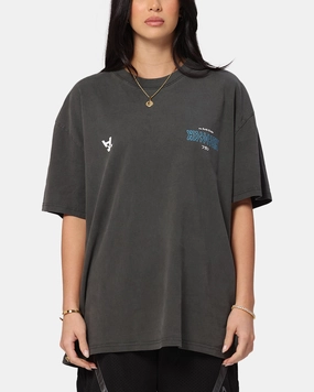The Anti Order Freedom Boxy T-Shirt Black Wash Sleep LightweightBlend