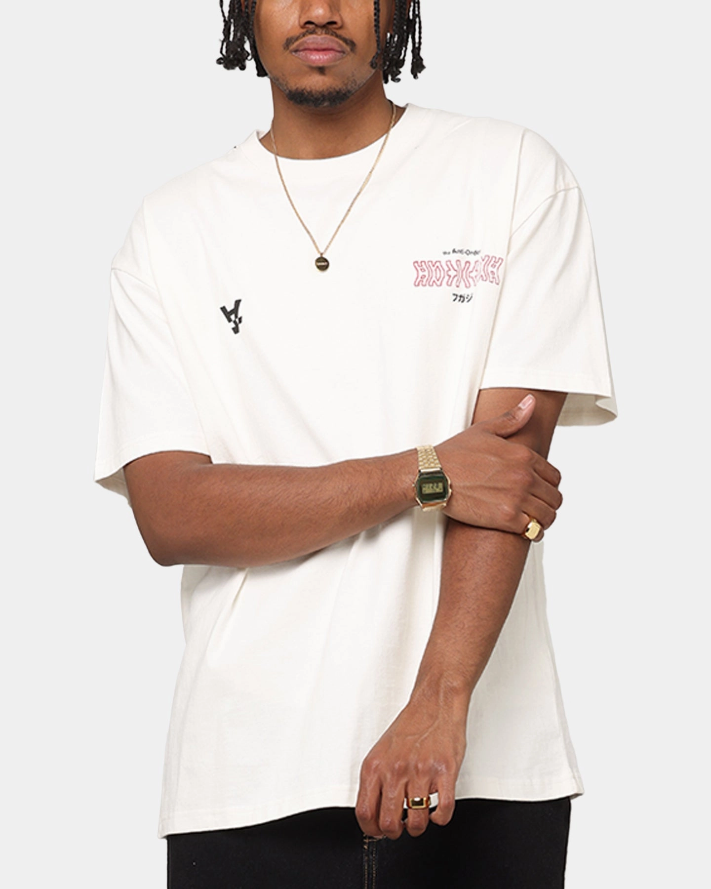 Smooth Look The Anti Order Freedom Boxy T-Shirt Off White