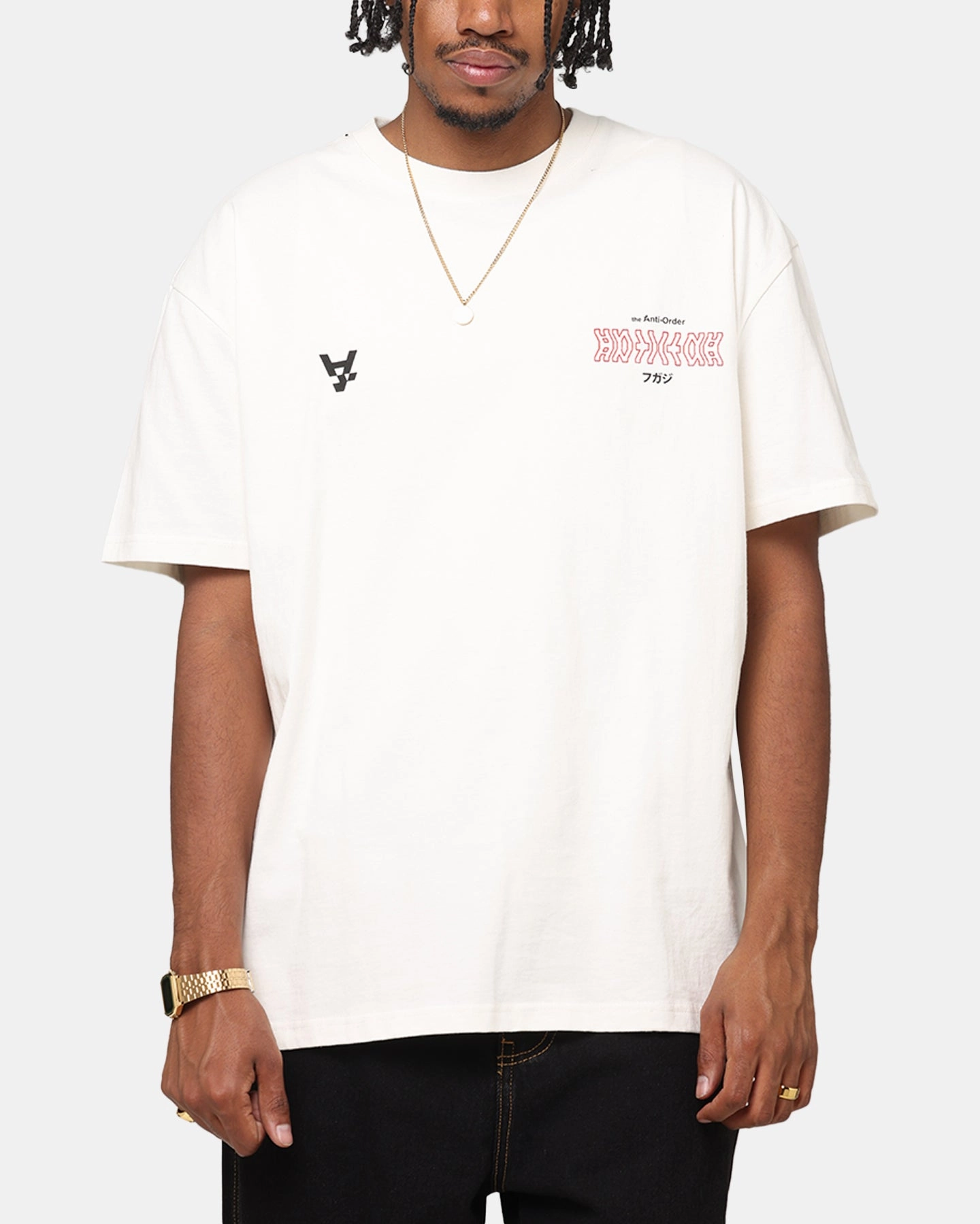 The Anti Order Freedom Boxy T-Shirt Off White Perfect Fit