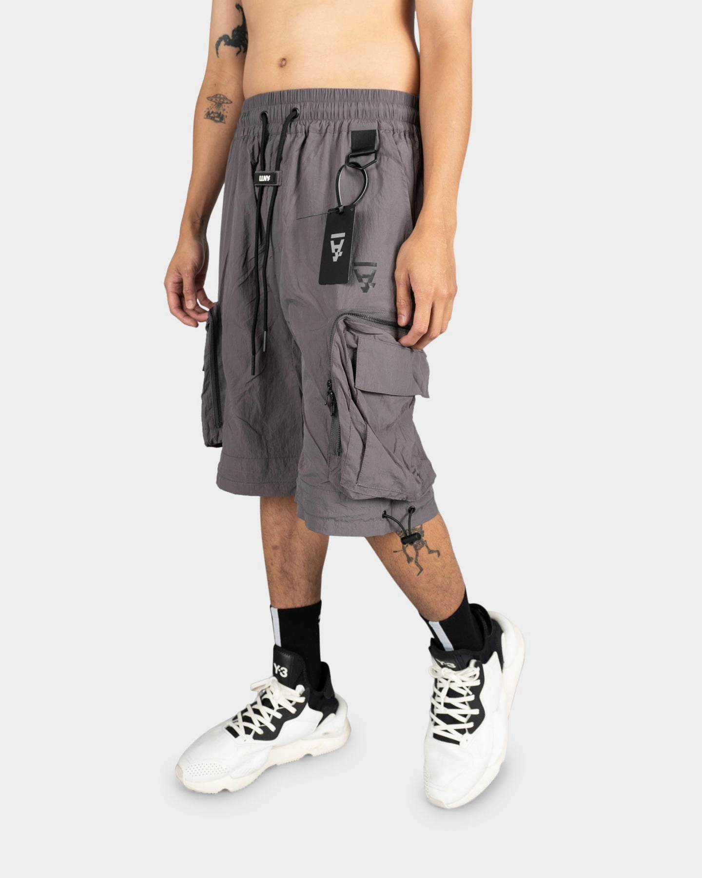 FlexibleMobility The Anti Order Future Cargo Short Dark Graphite