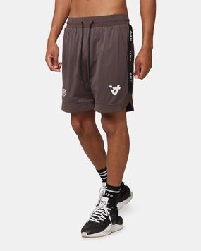 The Anti Order Future Racing Basketball Shorts Dark Brown compression support Secure Closure System