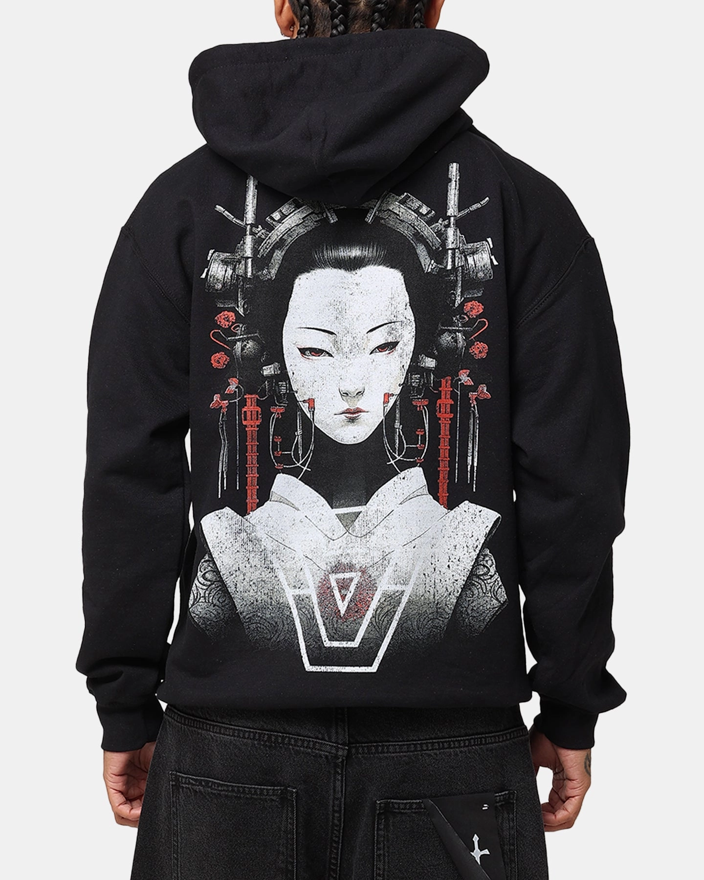 Flexible Layering The Anti Order Geisha Hoodie Black