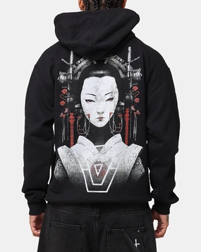 Flexible Layering The Anti Order Geisha Hoodie Black