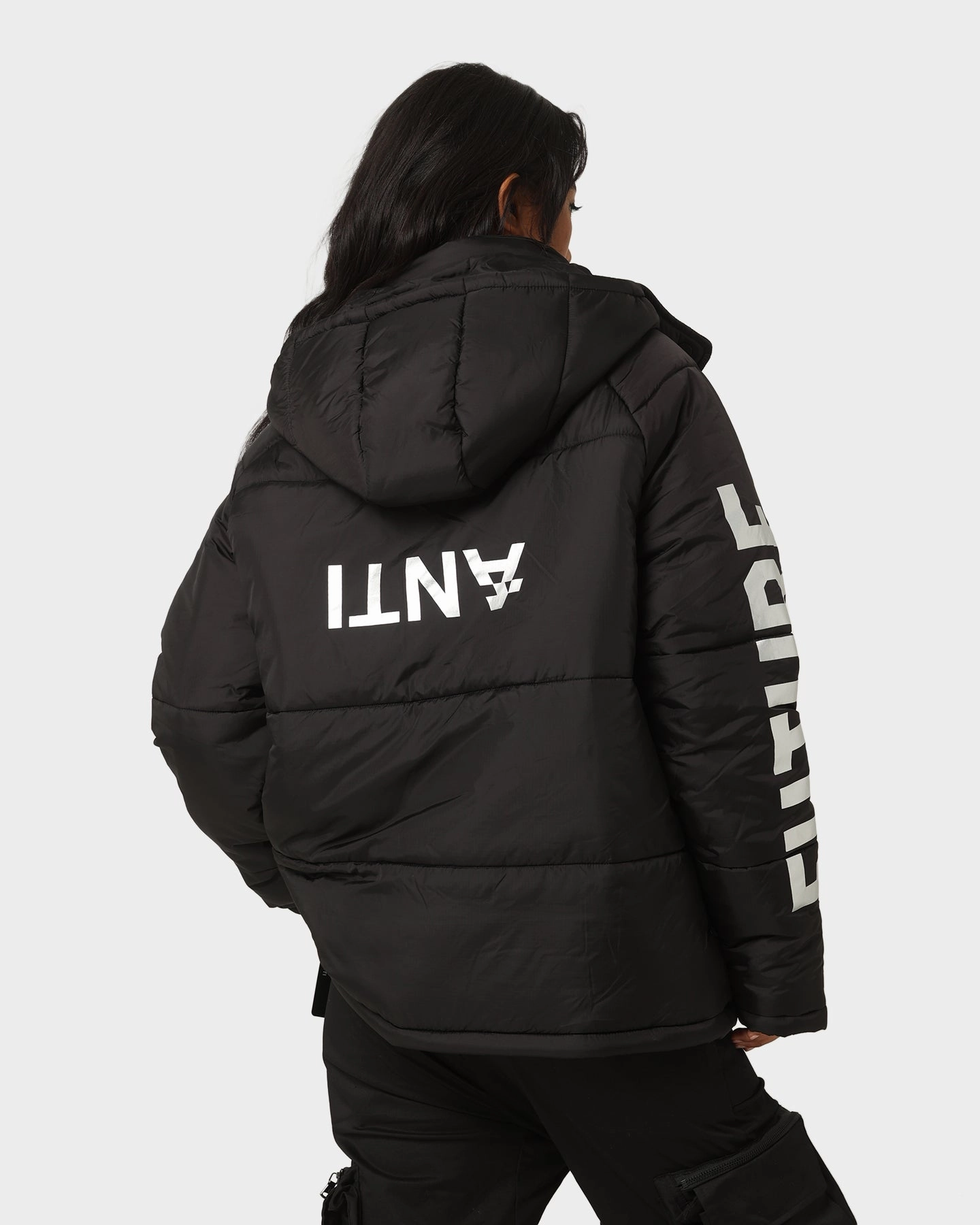 Approach Warm and Practical The Anti Order Hyphen ATD Puffer Jacket V2 Black/Silver