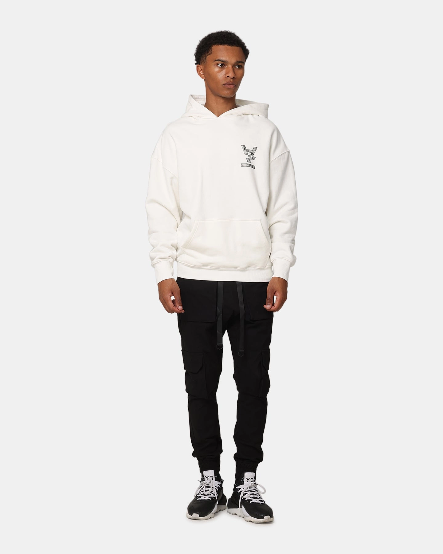 The Anti Order Hyphen Premium Hoodie White Floss