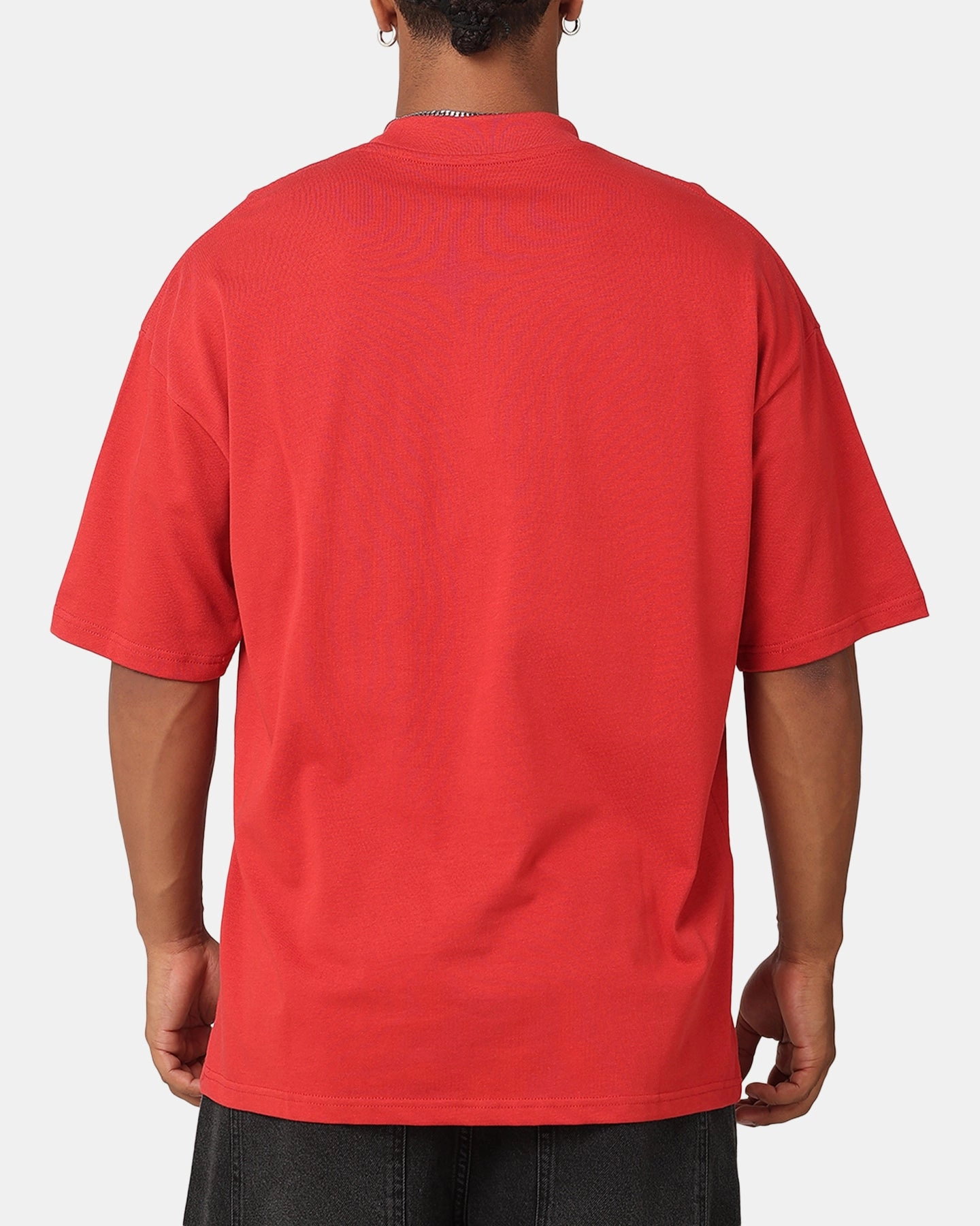 petite size The Anti Order Invasion Mock Neck T-Shirt Red