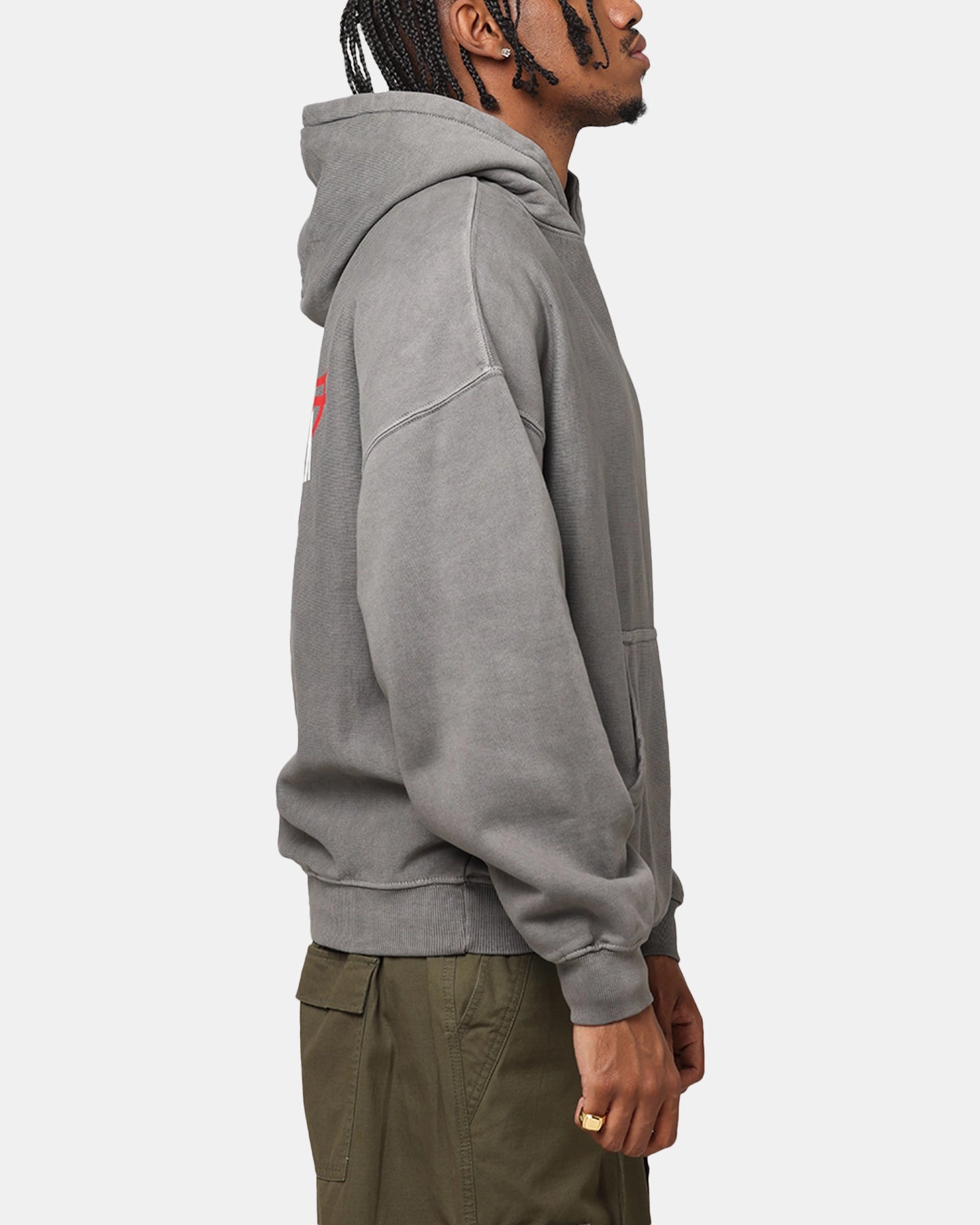 Advanced Technology The Anti Order Junya Boxy Hoodie Washed Charcoal