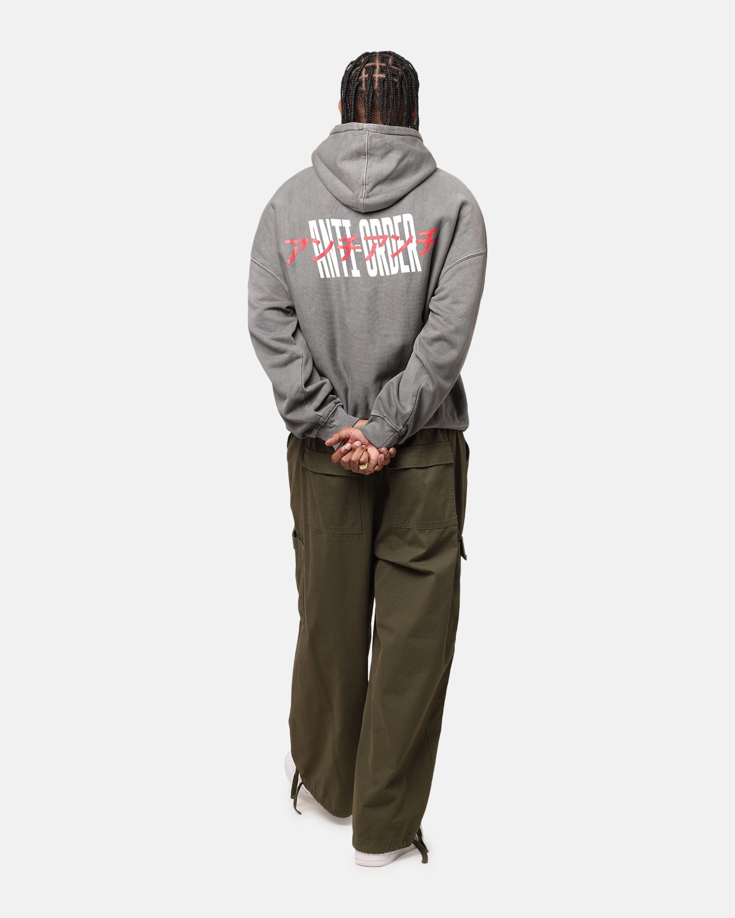 Stay Dry Prestigious The Anti Order Junya Boxy Hoodie Washed Charcoal