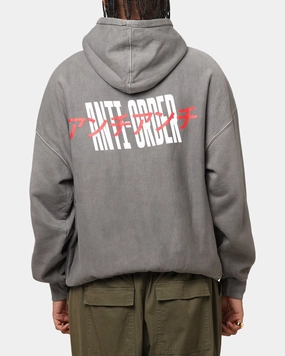 The Anti Order Junya Boxy Hoodie Washed Charcoal mobile fire fighting