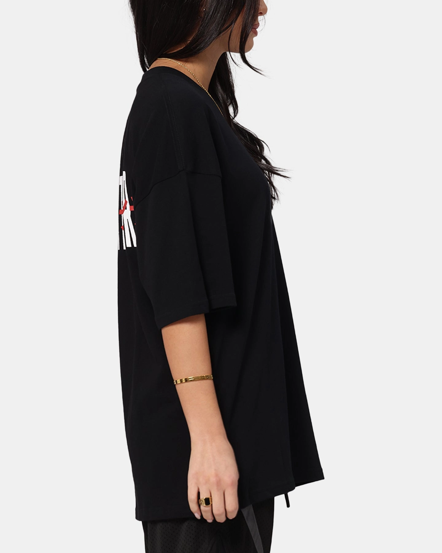 SoftTouchFinish Adult sophistication The Anti Order Junya Drop Shoulder T-Shirt Black