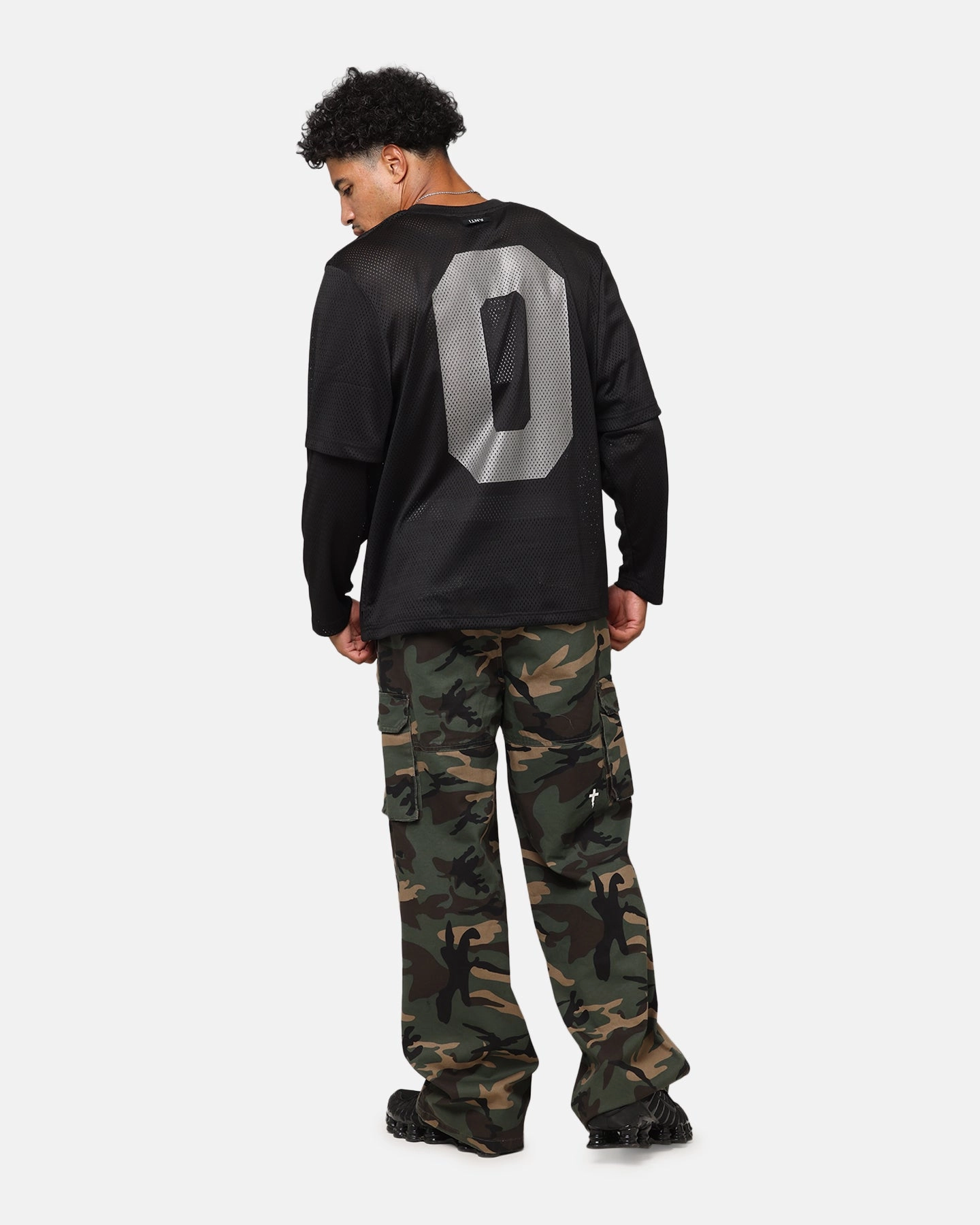 TaglessCollar Pocket Design The Anti Order Midnight Layered Jersey Black