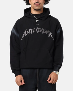 radar detection The Anti Order Mosh Boxy Hoodie Sunfade Black/Grey