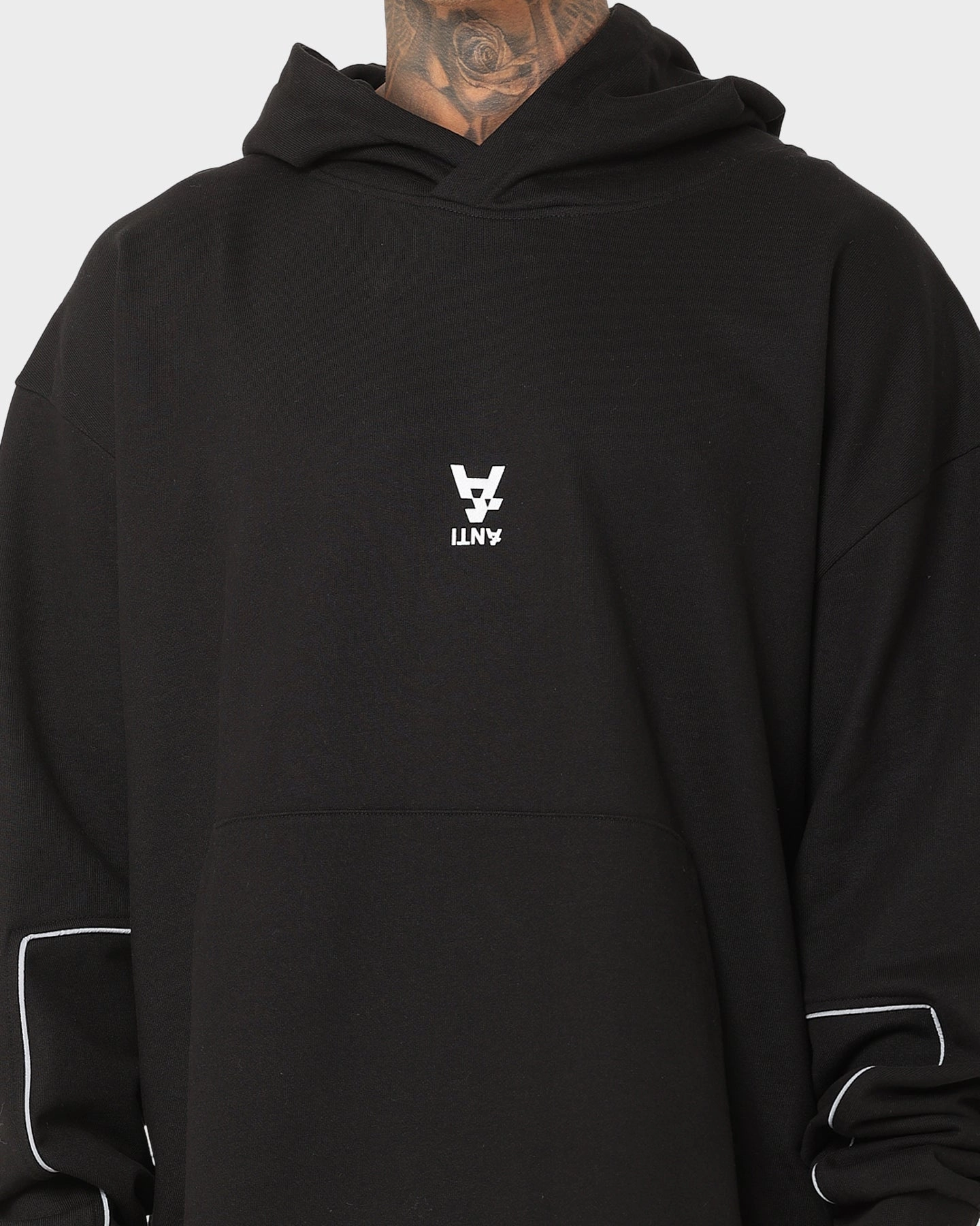 Sign Travel Ready The Anti Order Neon Flux Box Hoodie Black/Reflective