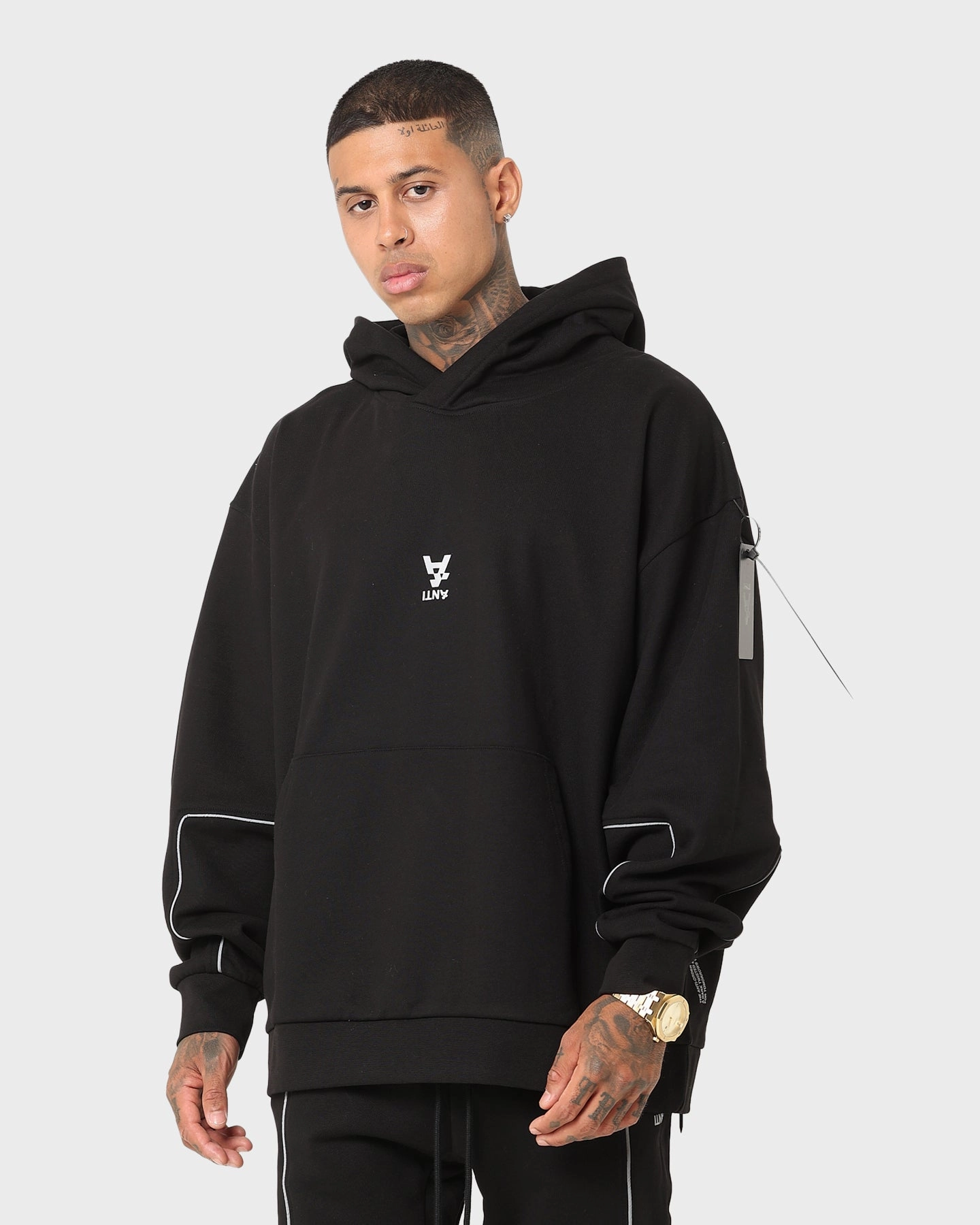 Dry The Anti Order Neon Flux Box Hoodie Black/Reflective
