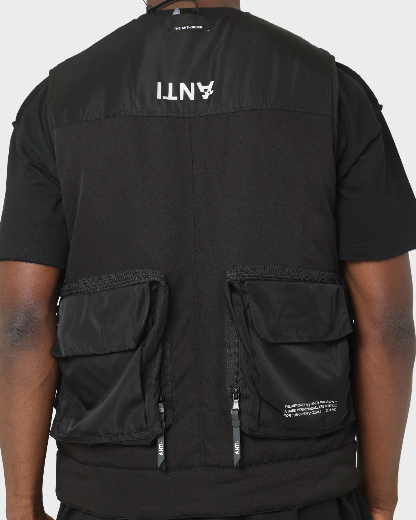 The Anti-Order Non-Military Vest Black/3M Slide Strap Waistband