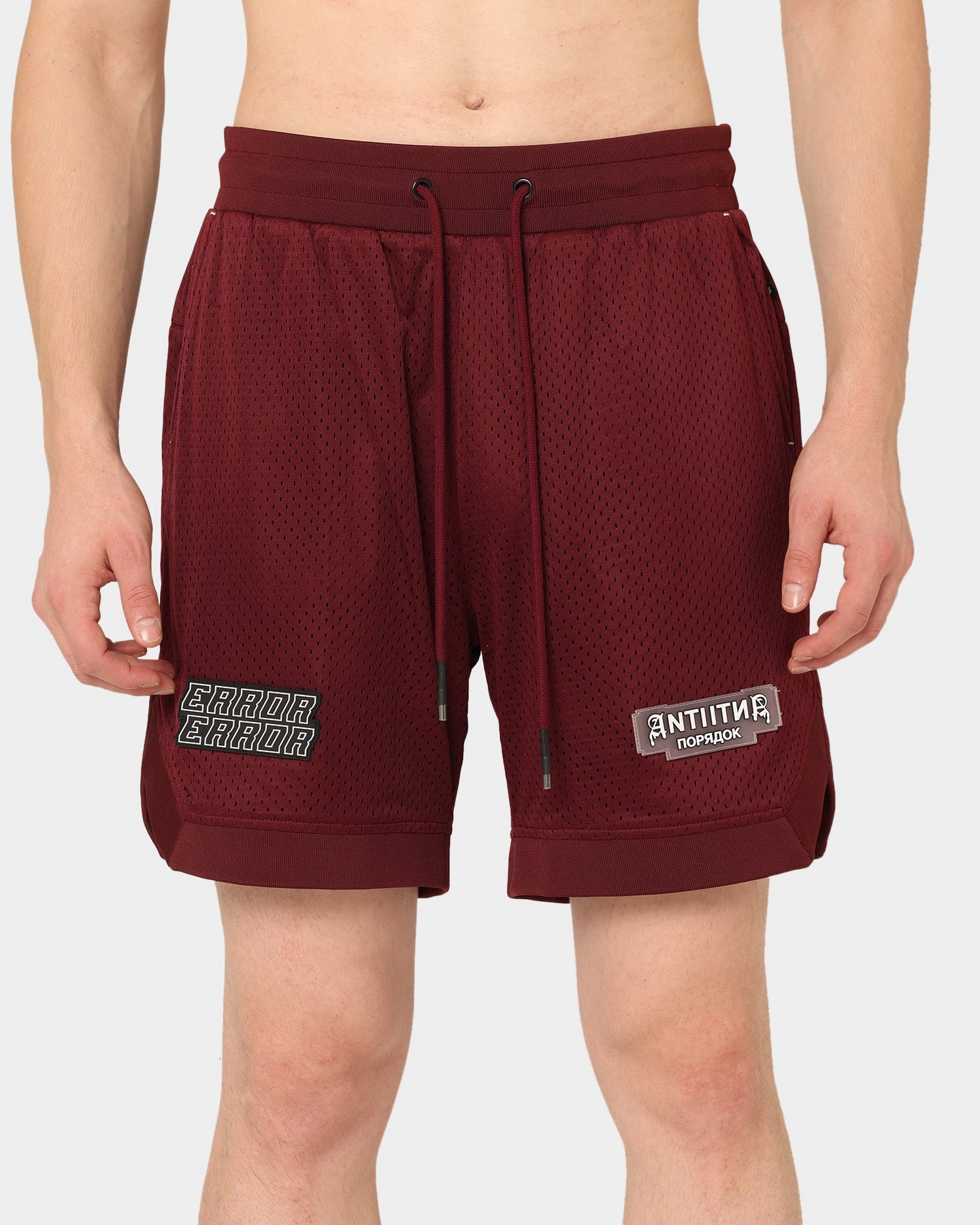 The Anti Order Oblivion Basketball Shorts Dark Burgundy Comfortable Shorts