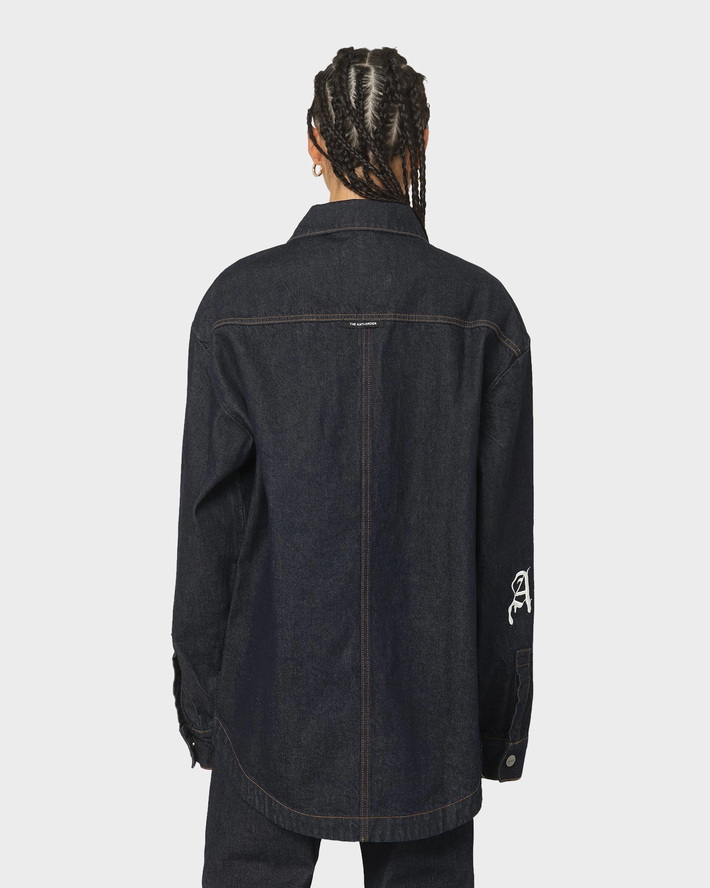 Product The Anti Order Oversized Denim Shirt Dark Indigo