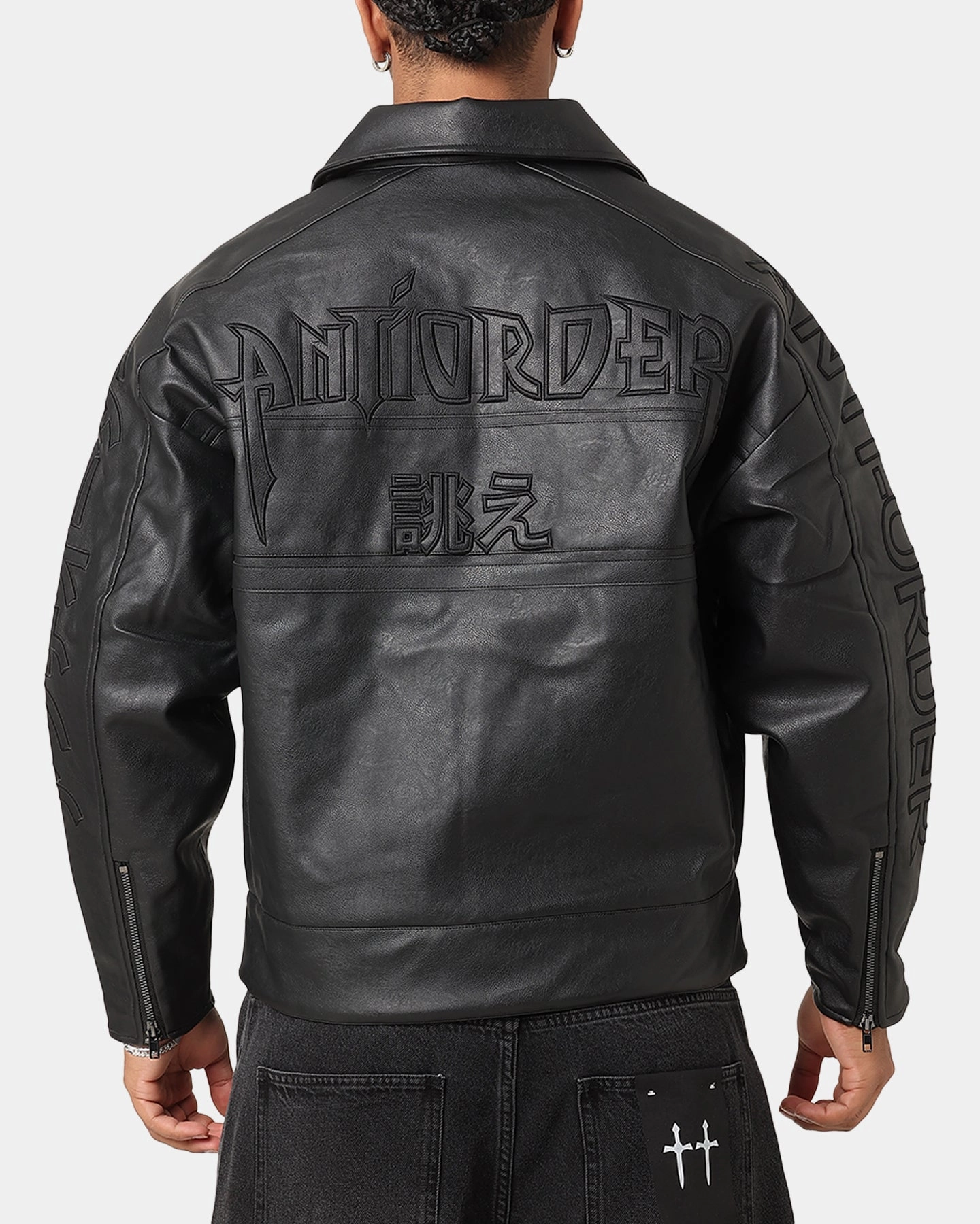 Warm and Cozy The Anti Order Oversized Motor Jacket Black