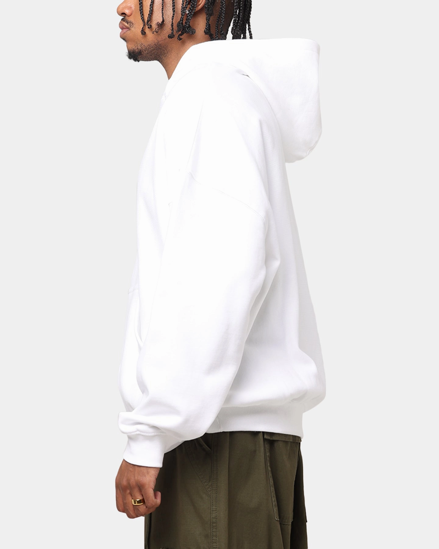 Visible The Anti Order Process Boxy Hoodie White
