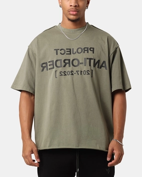 The Anti Order Project Anti Non Seam T-Shirt Vintage Army Luxury exclusivity