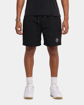 Travel Shorts The Anti Order Reverse Logo Nylon Shorts Black