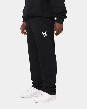 The Anti Order Reverse Logo Track Pants Black Elasticized Cuffs