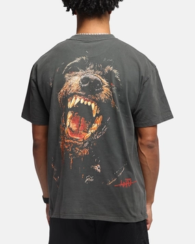UV protected Multi Directional Stretch The Anti Order Savage Boxy T-Shirt Black Wash