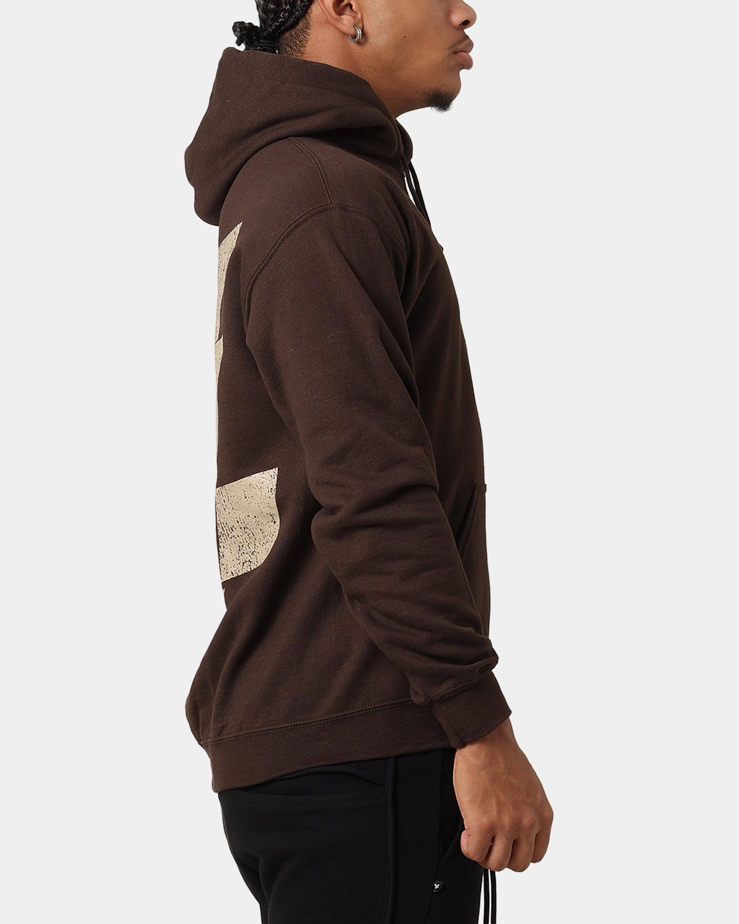 monochromatic Taste The Anti Order Smash Repair Hoodie Chocolate Brown