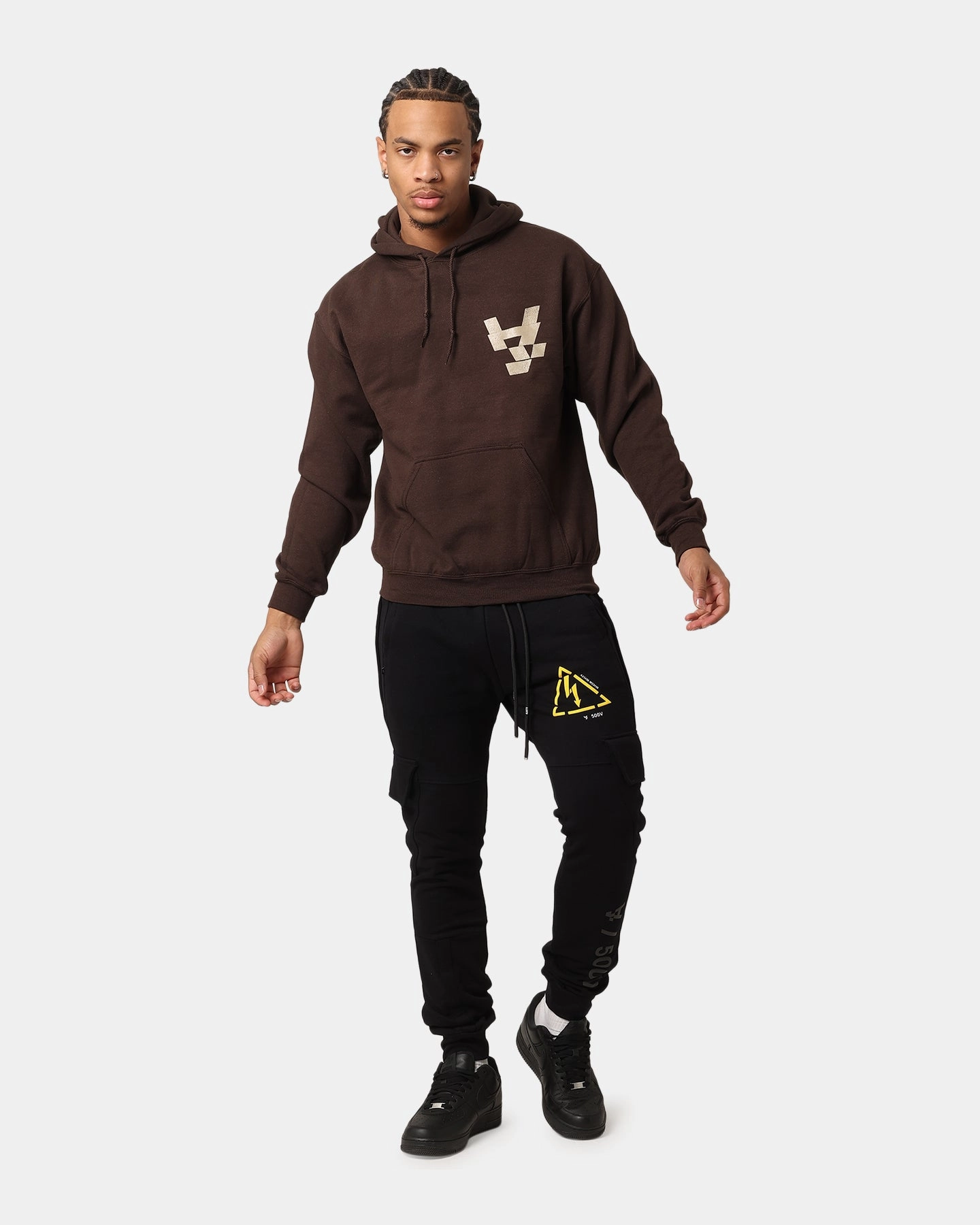 Razor The Anti Order Smash Repair Hoodie Chocolate Brown