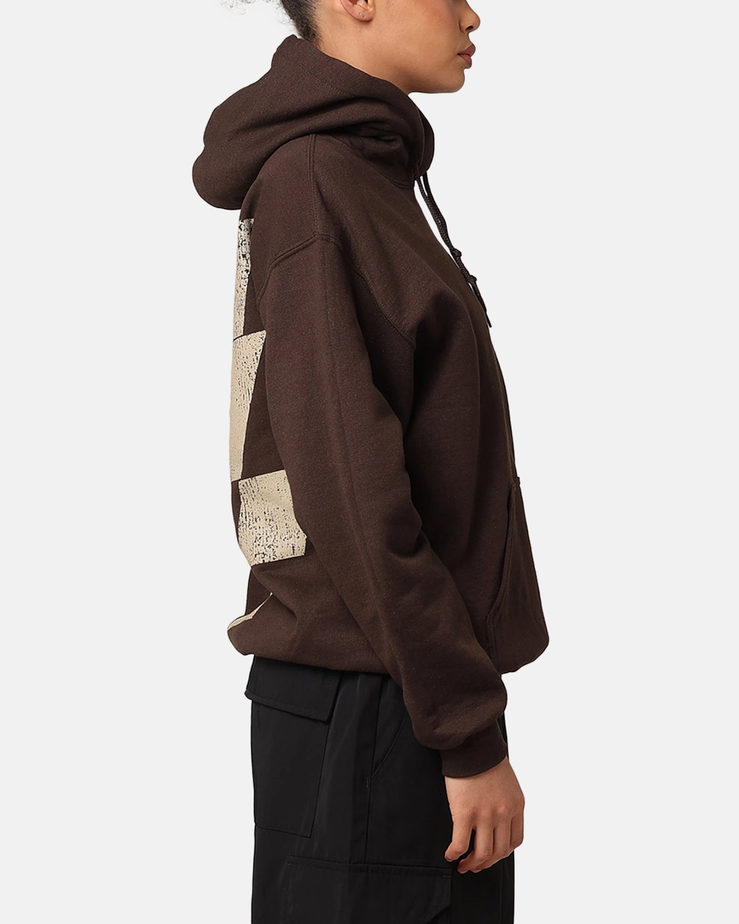 Wool The Anti Order Smash Repair Hoodie Chocolate Brown