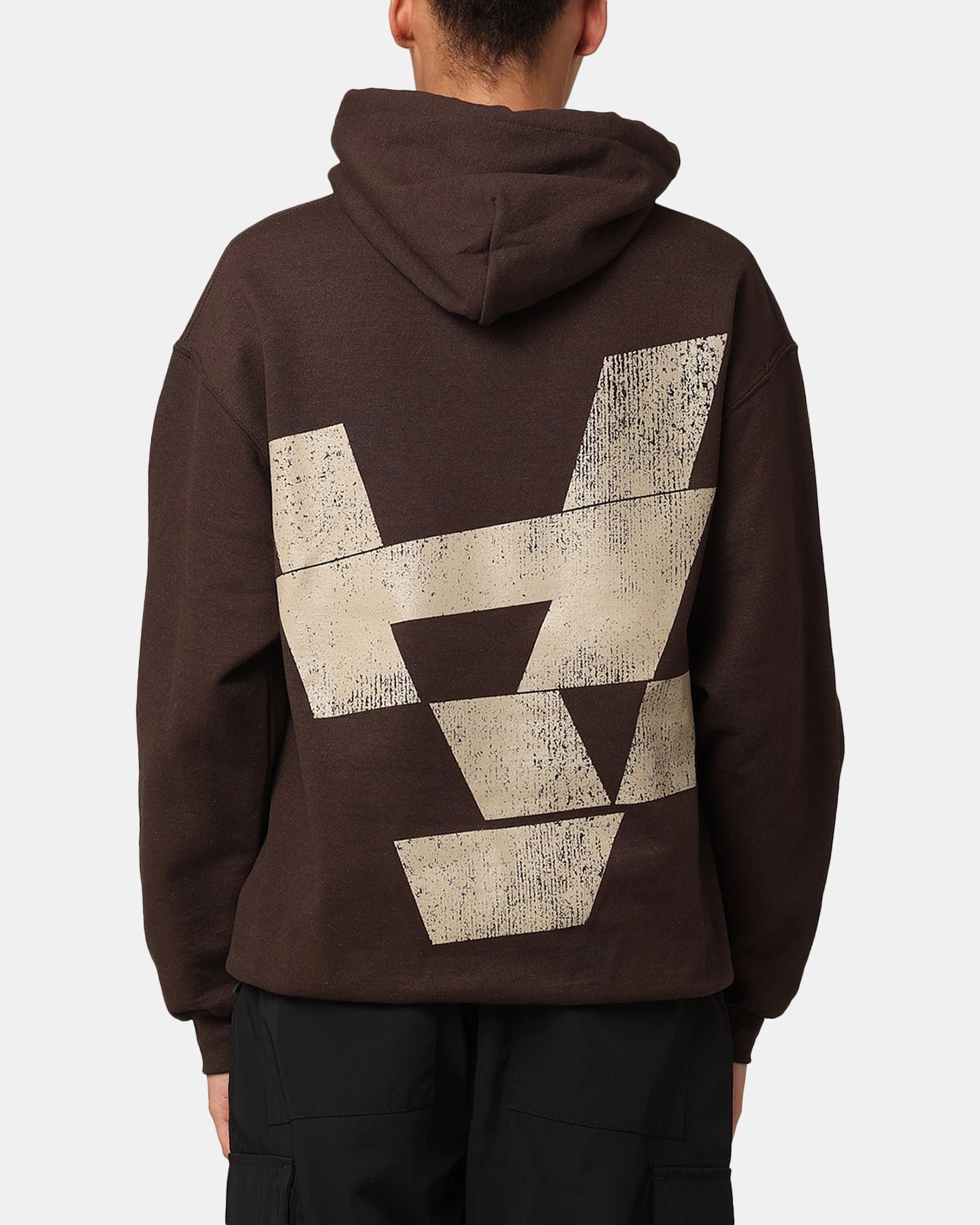 Elastic Cuff Mechanism The Anti Order Smash Repair Hoodie Chocolate Brown