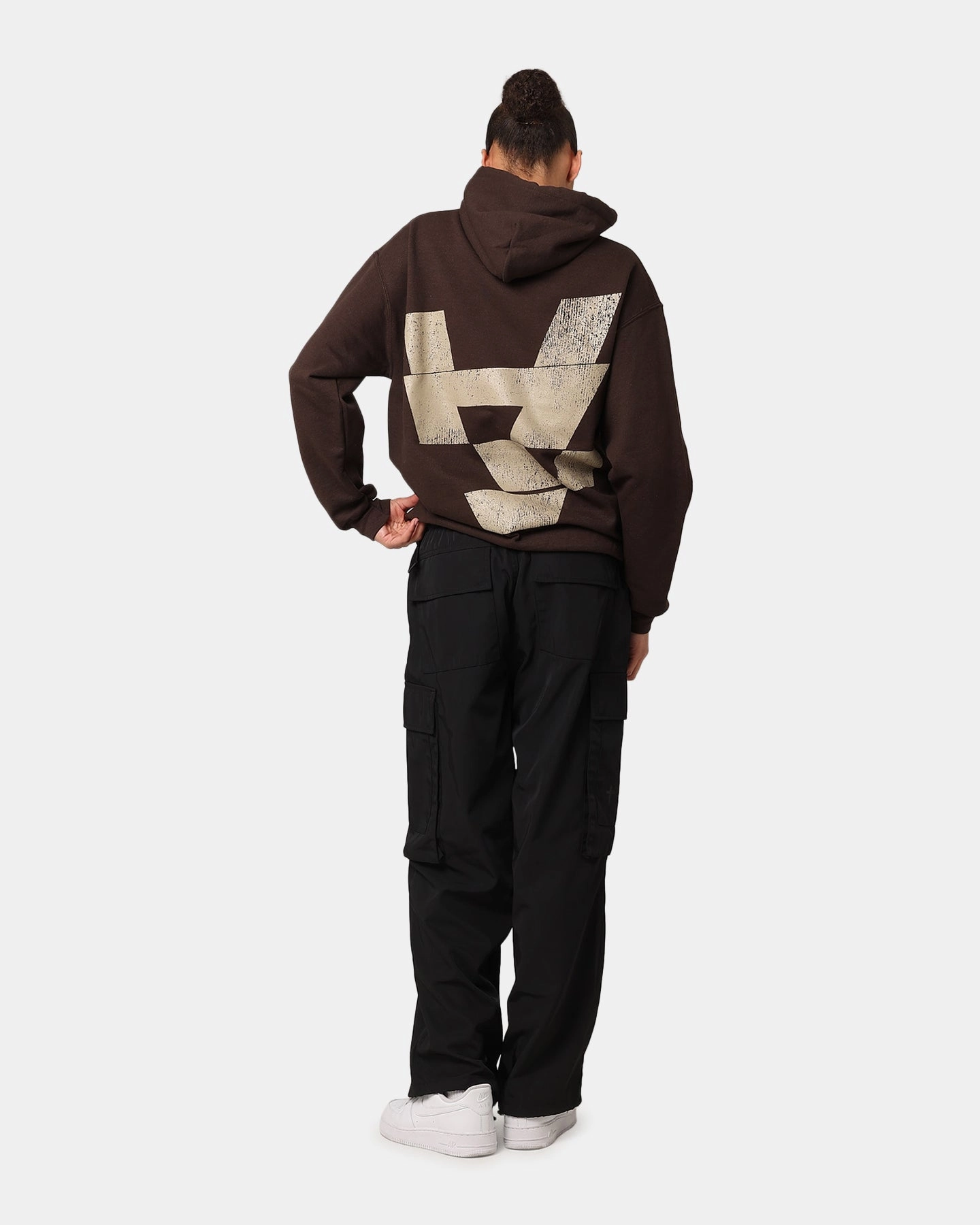 University Travel Fashion The Anti Order Smash Repair Hoodie Chocolate Brown