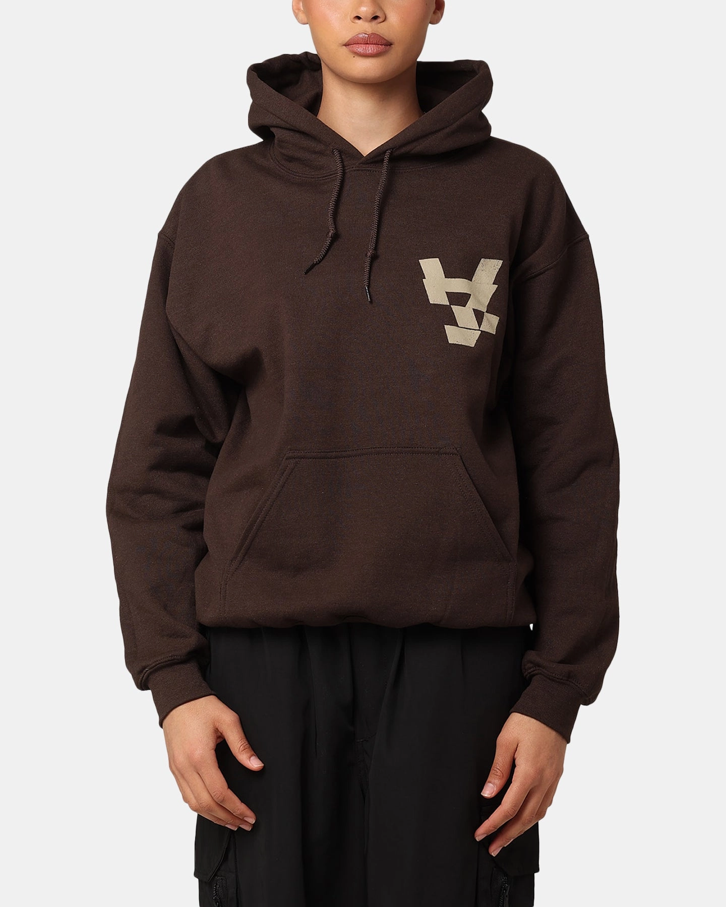 Ceremony cold The Anti Order Smash Repair Hoodie Chocolate Brown