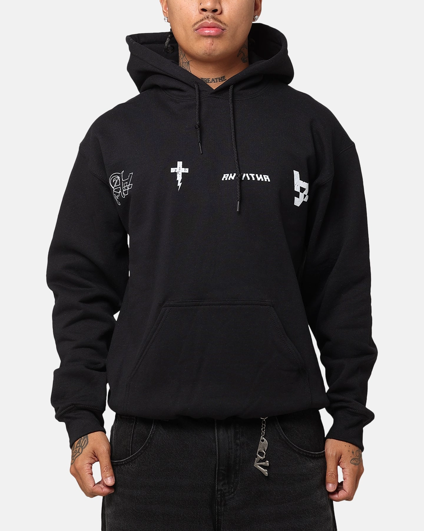 The Anti Order Stacked Hoodie Black/White Compression Storage Sack Upgrade