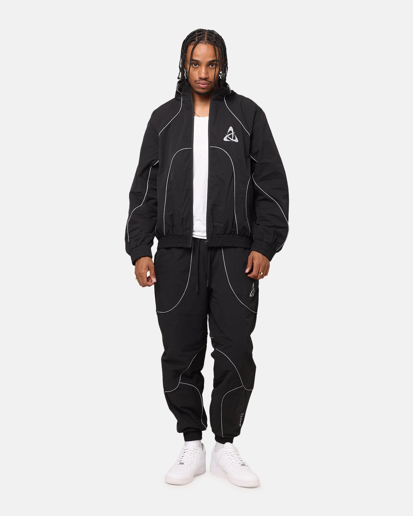 The Anti Order Stereo Nylon Track Jacket Black Unique