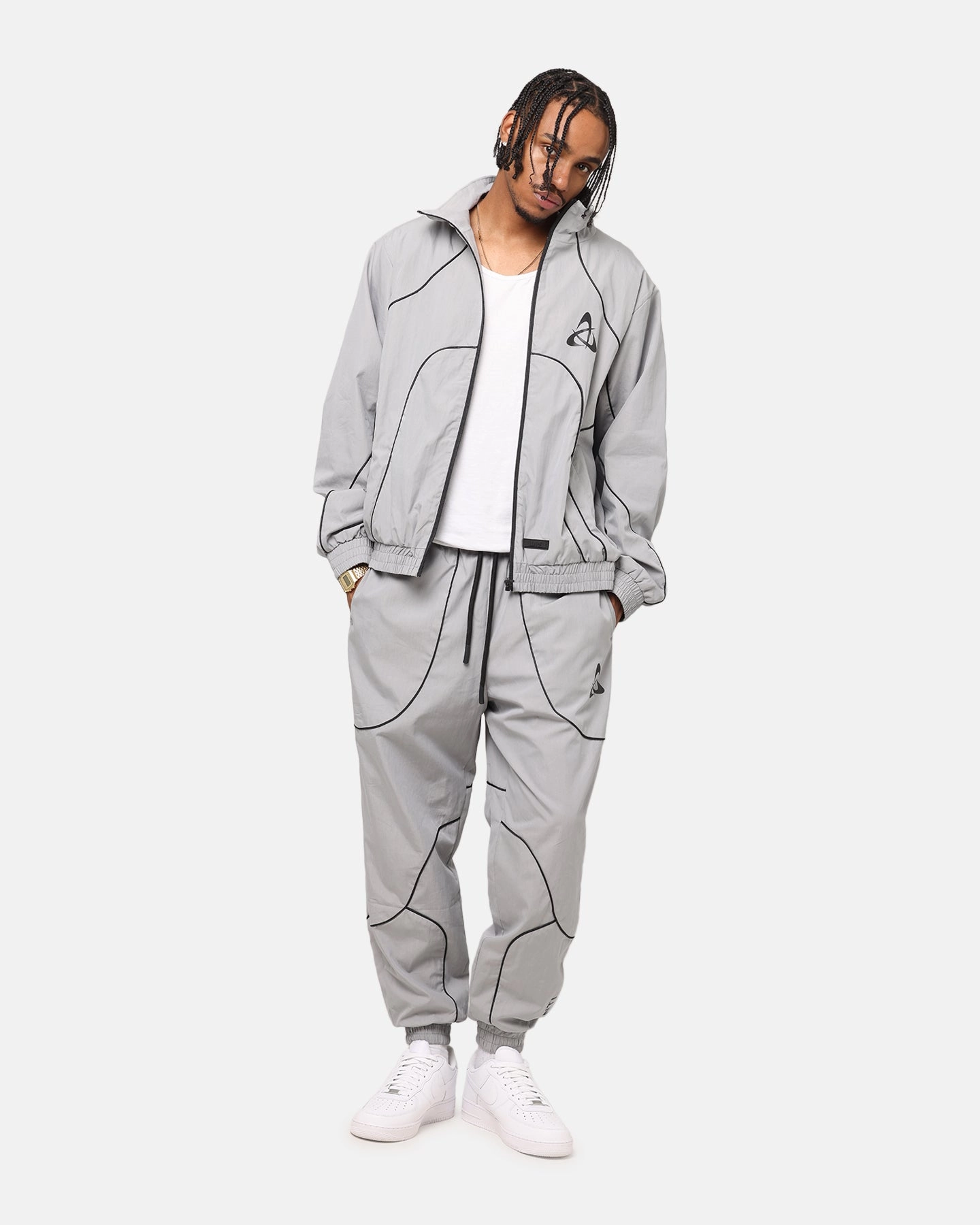 Weatherproof Zippers The Anti Order Stereo Nylon Track Jacket Grey