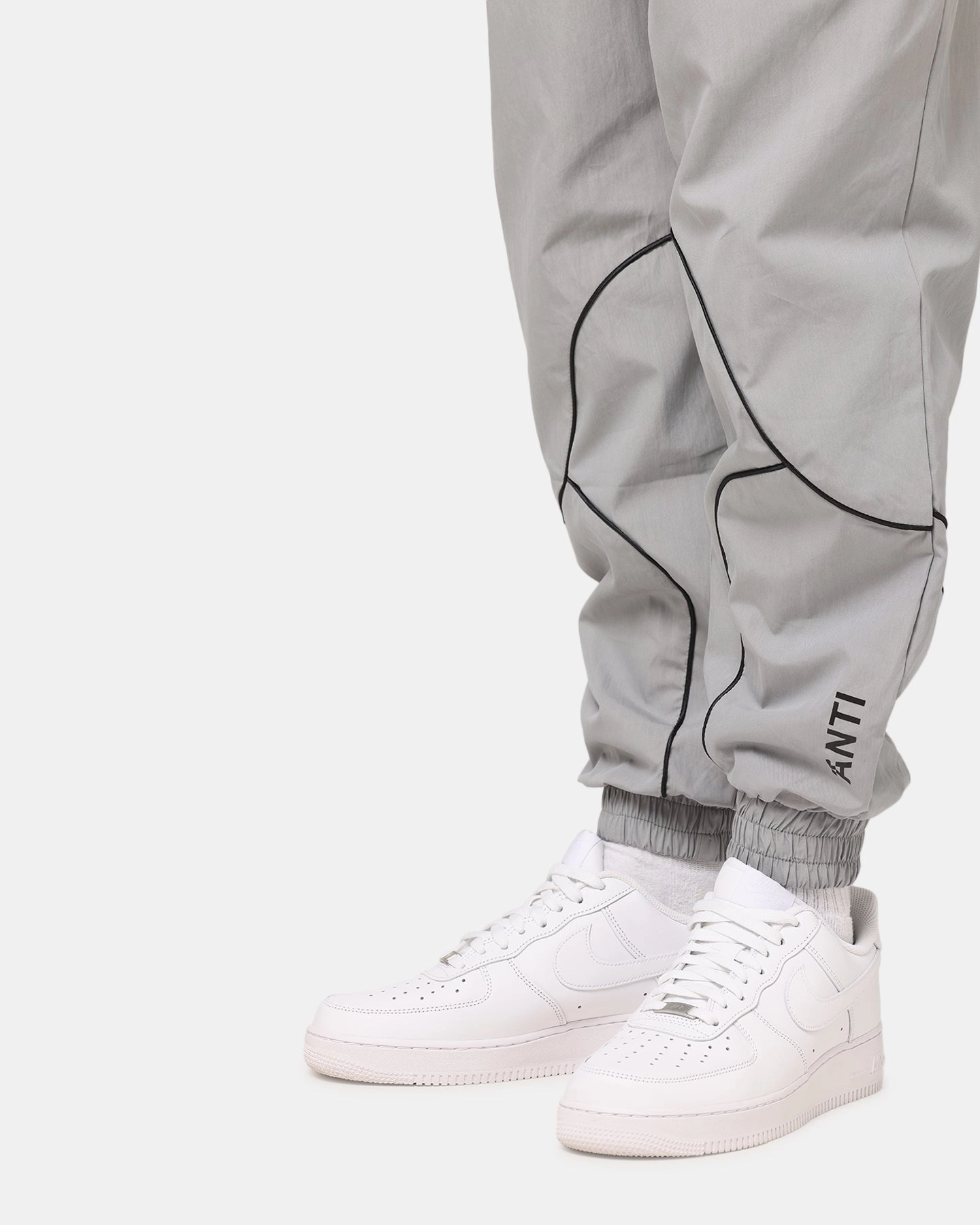 The Anti Order Stereo Nylon Track Jogger Grey Perfect Fit Multi-way wear
