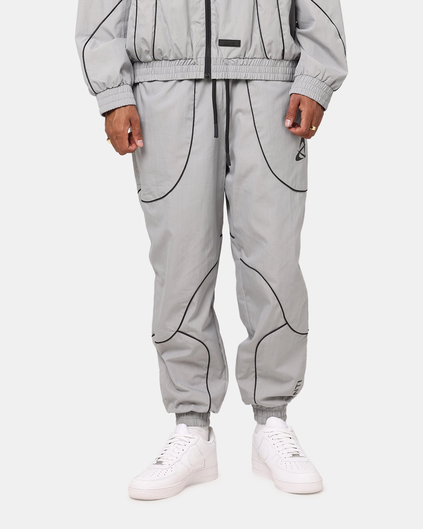 Sleek Look AntiPilling The Anti Order Stereo Nylon Track Jogger Grey