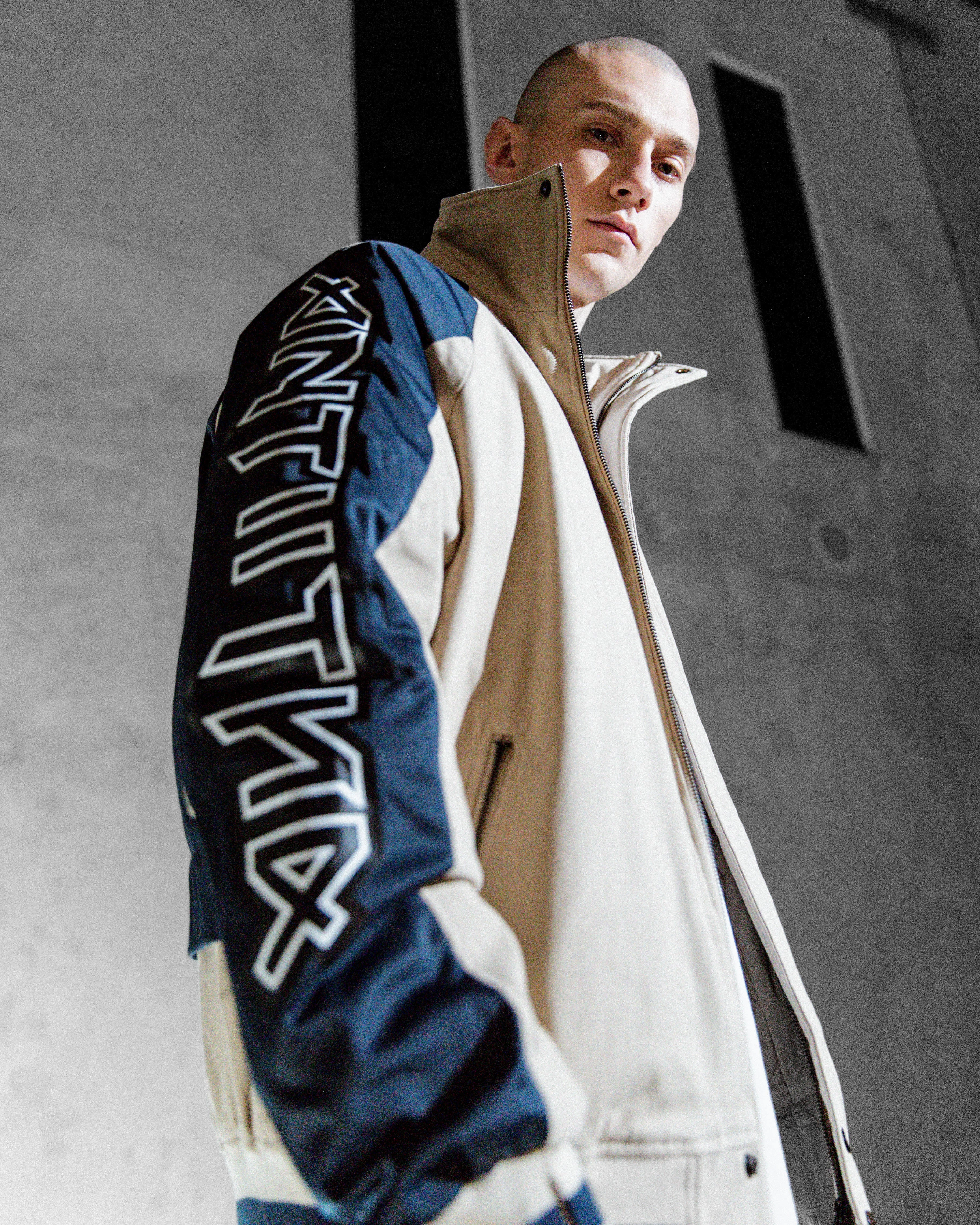 suitable for corporate events Ring The Anti Order Terminus Jacket Bone/Navy