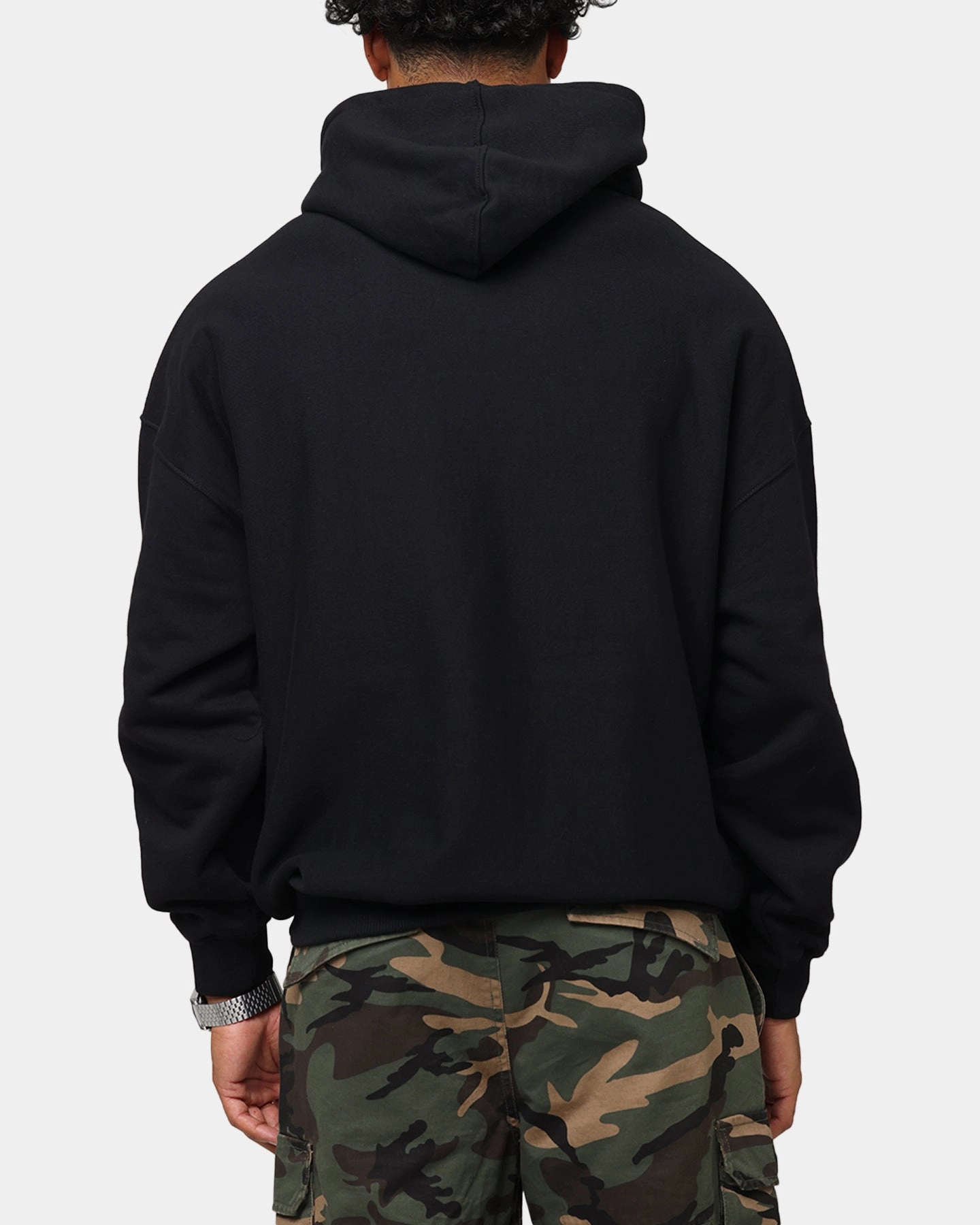 The Anti Order Tori Boxy Hoodie Black/Red industrial park