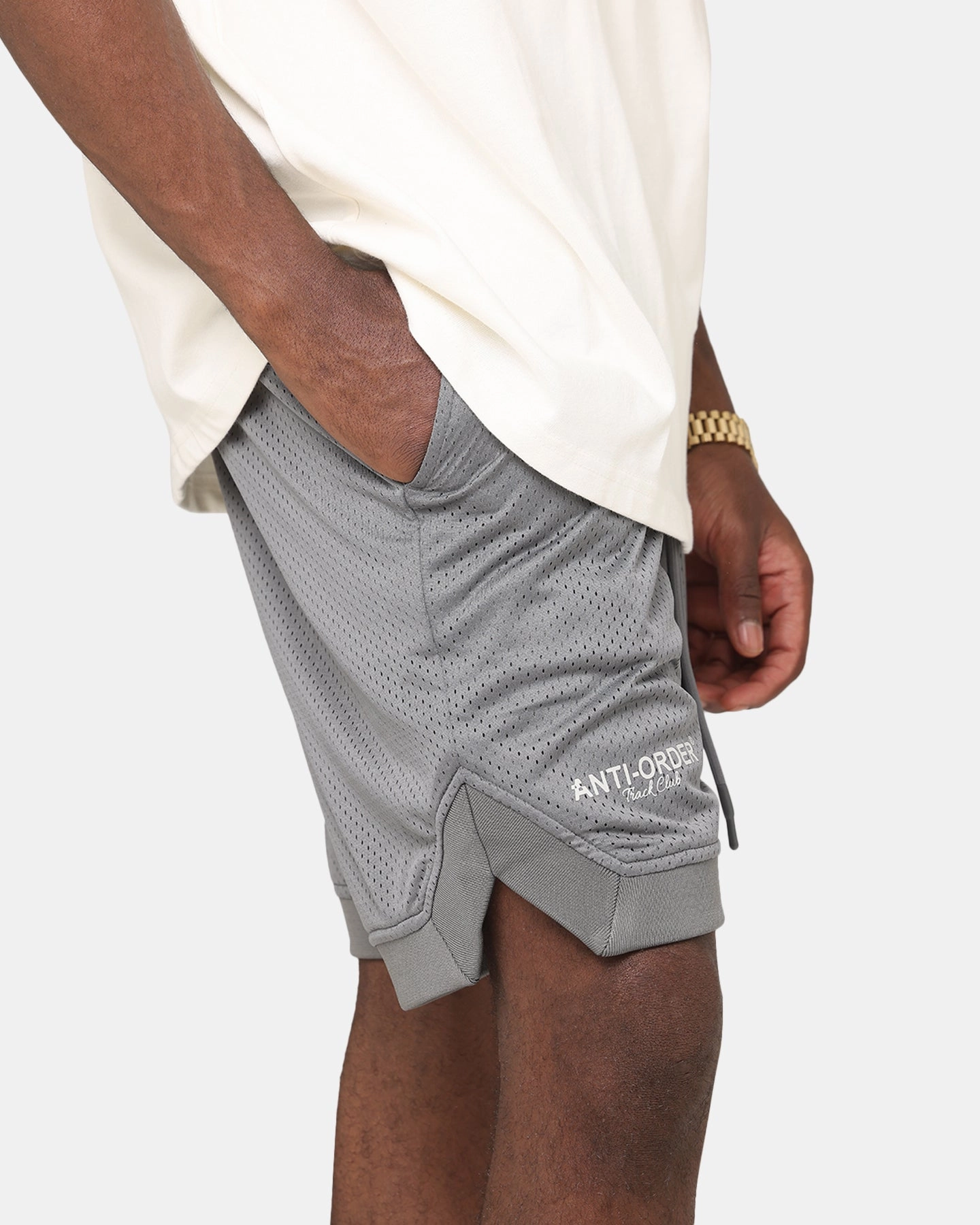 adventure apparel The Anti Order Track Club Basketball Shorts Dark Grey/Grey