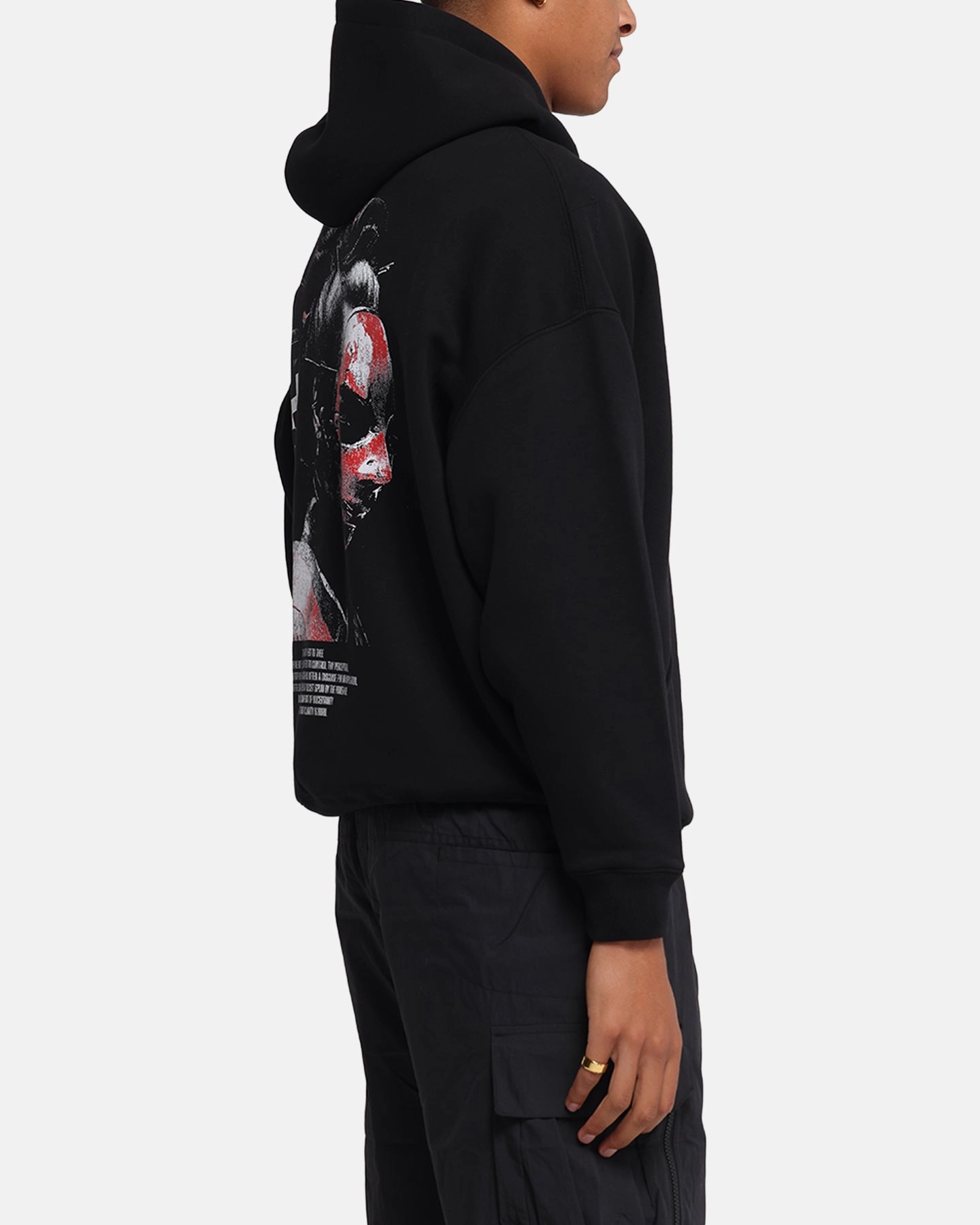 The Anti Order Truth In Chaos Boxy Hoodie Black Moisture Lock Layer Indoor Wear
