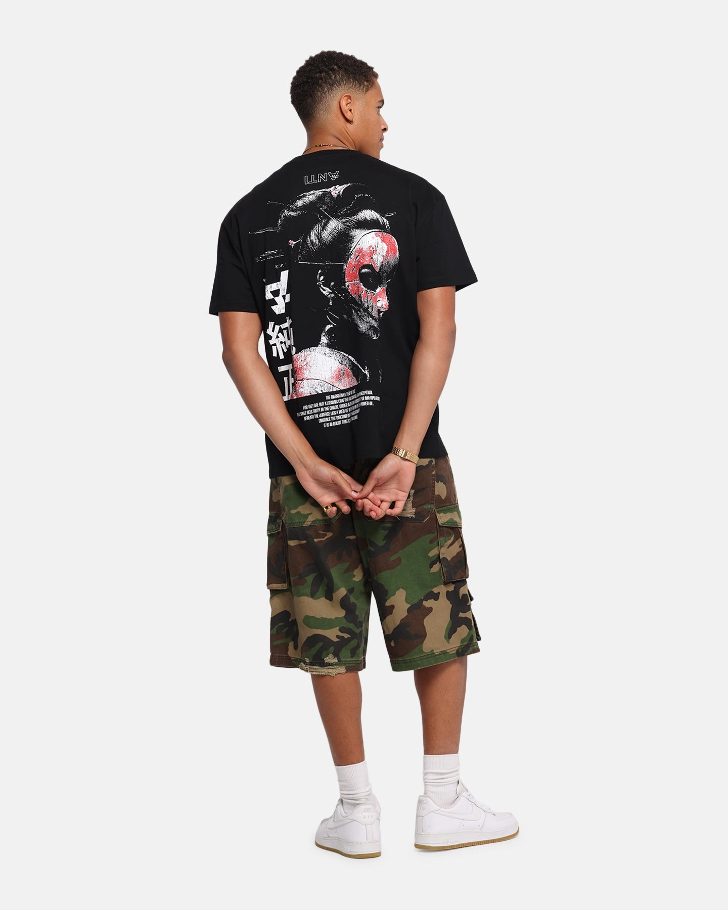 The Anti Order Truth In Chaos Boxy T-Shirt Black Trendy Look All-Purpose Wear