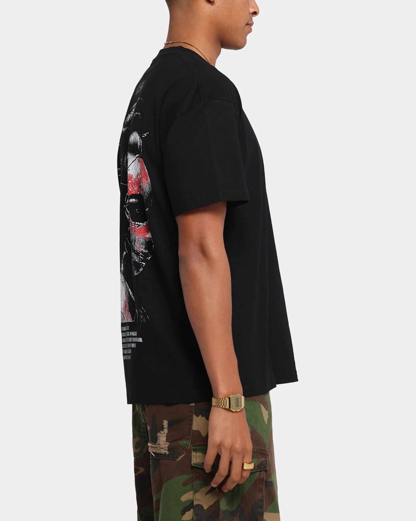 Breathable mesh panel The Anti Order Truth In Chaos Boxy T-Shirt Black