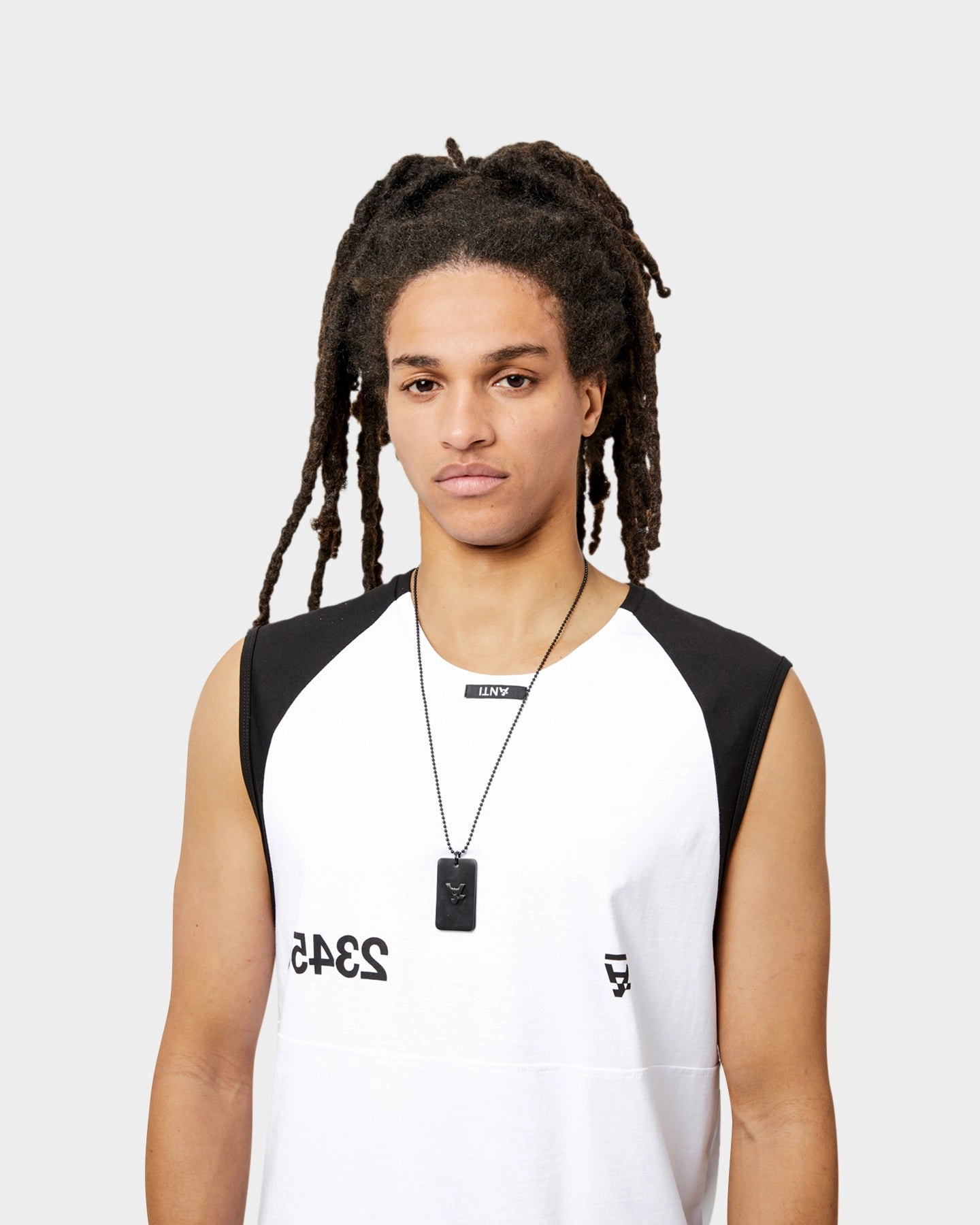 The Anti Order Unknown Singlet White/Black SoftenedTexturedWeave