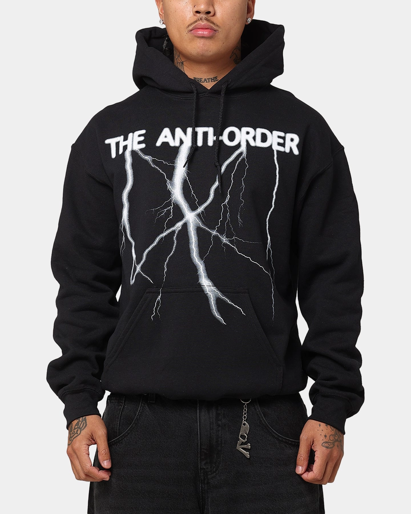 The Anti Order Voltage Hoodie Black Worship