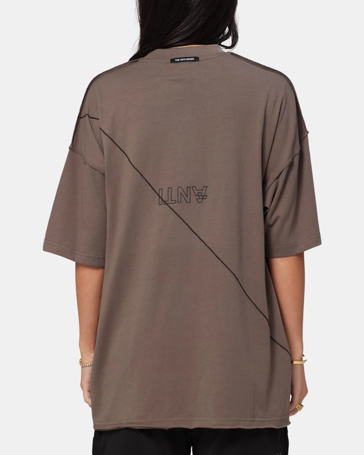 The Anti Order XY Aesthetic Non Seam T-Shirt Vintage Brown StretchComfortWeave